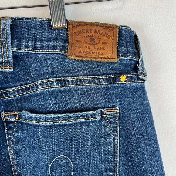 Lucky Brand Sofia Bootcut Jeans Dark Wash Denim Classic Style Womens 4 27‎ - Picture 4 of 13